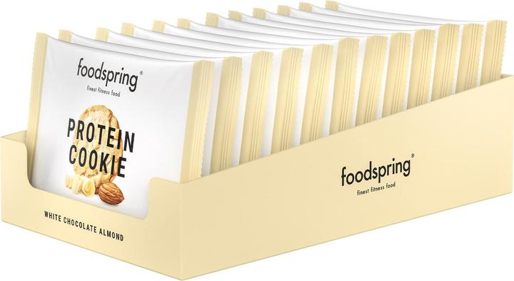 Image du produit Foodspring Cookie aux protéines (Chocolat blanc, 12 pcs, 600 g)