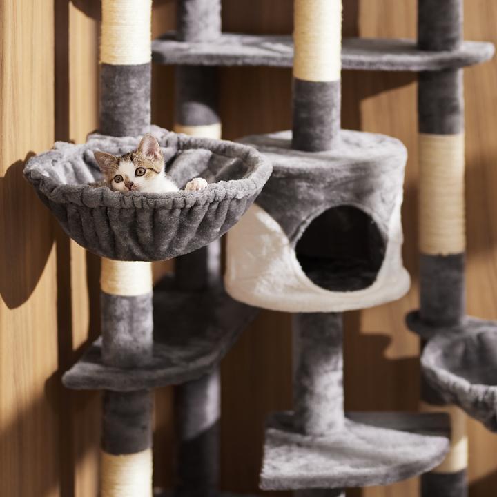 Immagine prodotto tectake Nelly (204 cm, Beige, Bianco)