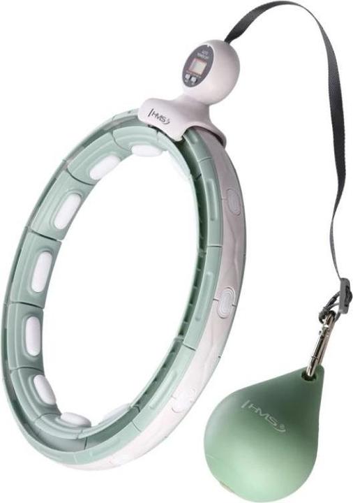 Actual product image HMS Hula Hop HHM15 with magnet and weight green + counter (44 cm)