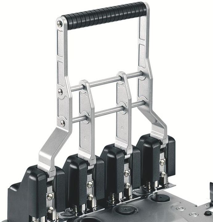 Image du produit Rexel Perforateur à quatre trous HD4150, noir-argent Capacité de perforation : 150 feuilles, en métal