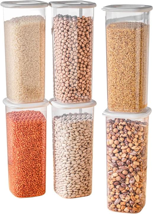 Actual product image Viwares Set of 6 storage tins (10.50 l)