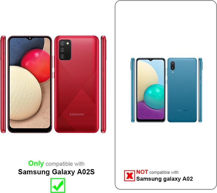 Actual product image Cadorabo display protection glass (1 Piece, Samsung Galaxy A02s)