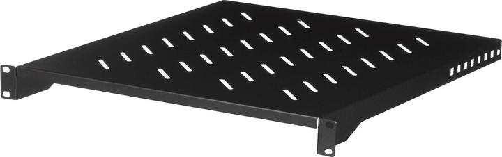 Productafbeelding Lanberg 19" vaste plank 1U Rack-483x500mm zwart