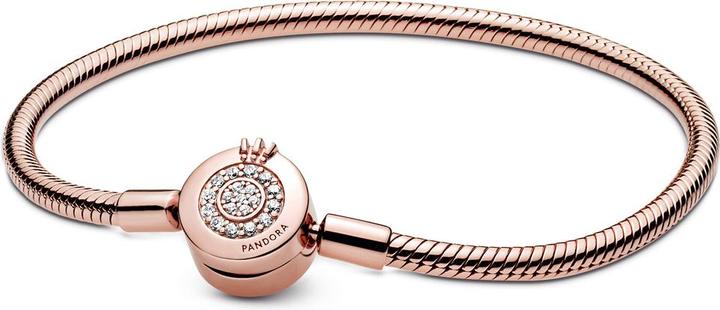 Pandora Rose Snake Chain Crown Clasp Armband