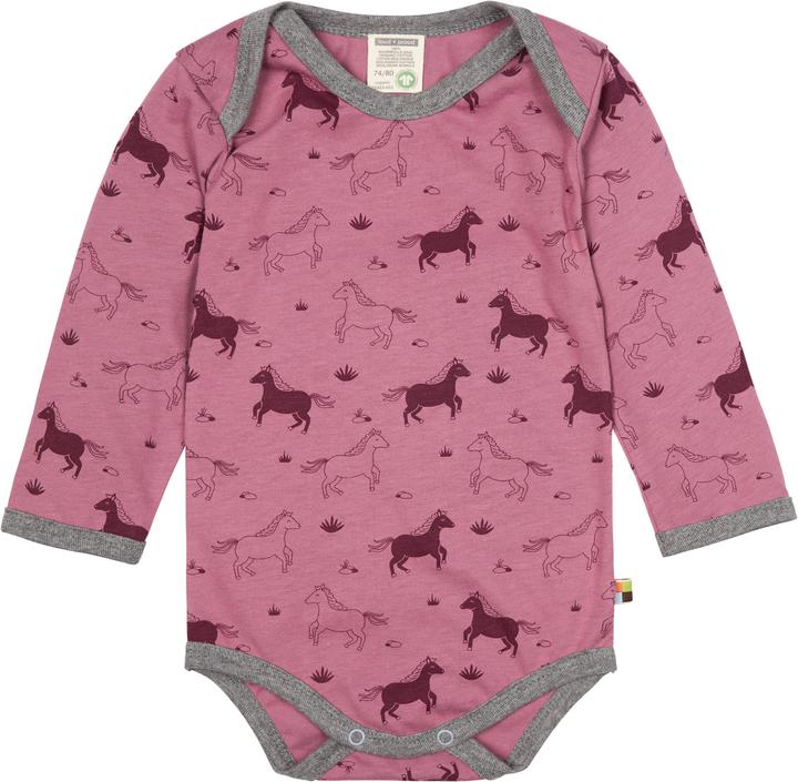 Immagine prodotto loud + proud Corpo Manica Lunga Stampa Cavallo Uva (62, 68)
