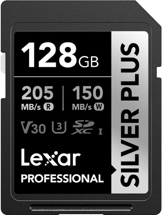 Image du produit Lexar Professional SILVER PLUS (128 Go, SDXC, U3, UHS-I)
