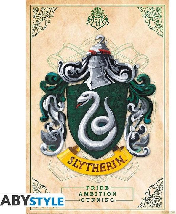 Actual product image ABYstyle Poster Harry Potter : Slytherin (91.5x61) (ax2) (91.5 x 61 cm)