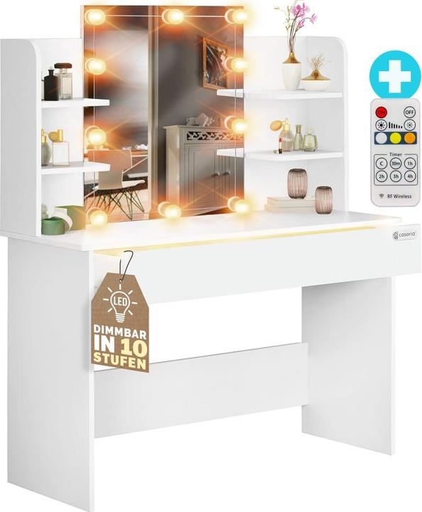 Casaria Schminktisch (108 x 40 x 140 cm)