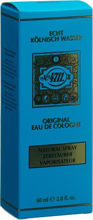 Image du produit Muelhens 4711 by Eau de Cologne Spray (Unisex ohne Verpackung) 60 ml (Eau de cologne, 60 ml)