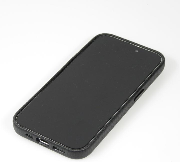 Produktbild PhoneLook Hülle Vollständig genarbtes Luxuskalbsleder mit Metallknöpfen und MagSafe (Apple iPhone 14 Pro)