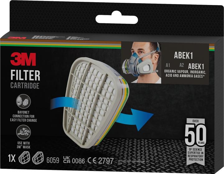 Actual product image 3M Replacement filter (ABEK1, 2 x)