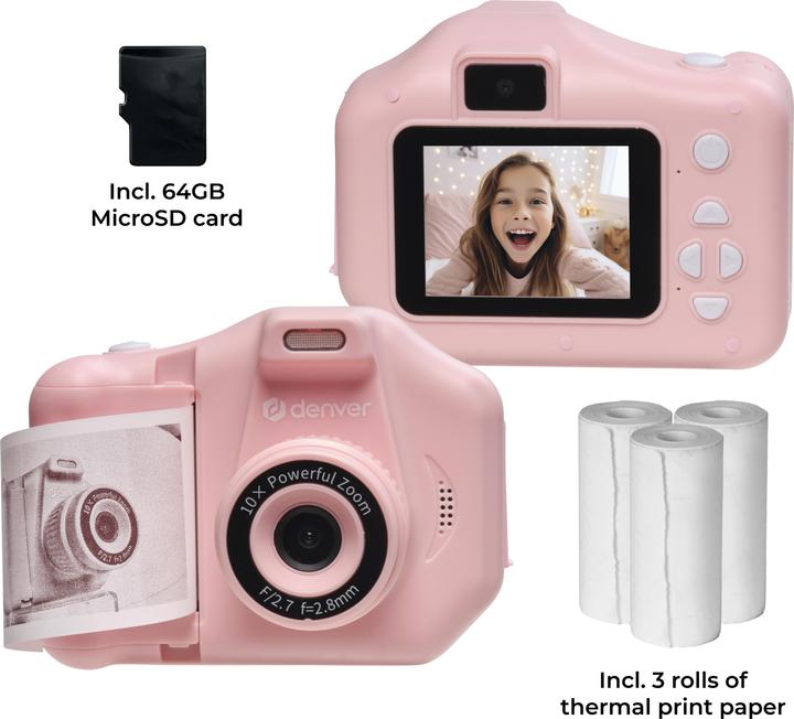 Image du produit Denver KPC-1370 appareil photo pour enfants avec imprimante