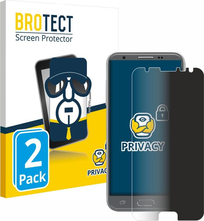 Produktbild BROTECT Sichtschutzfolie Anti-Spy Privacy Folie Blaulicht-Schutz (2 Stück, Samsung Galaxy J3 Emerge)