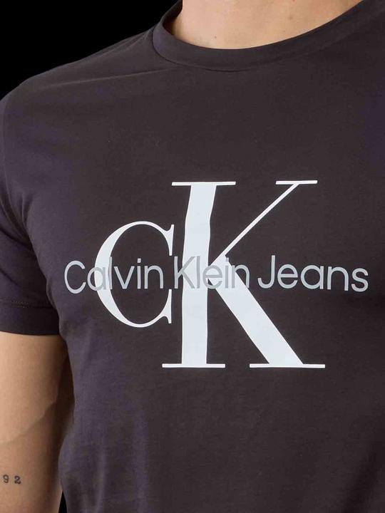 Immagine prodotto Calvin Klein Jeans Jeans Uomo T-shirt manica corta Core Monologo Slim Fit, Nero (Ck Black), XL (XL)