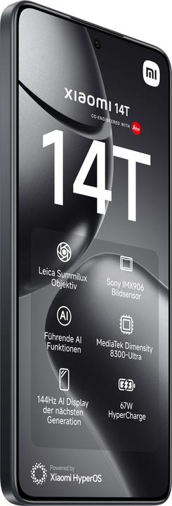 Image du produit Xiaomi 14T + Moniteur de jeu incurvé 30" Bundle de lancement (256 Go, Noir Titan, 6.67", Double SIM, 50 Mpx, 5G)