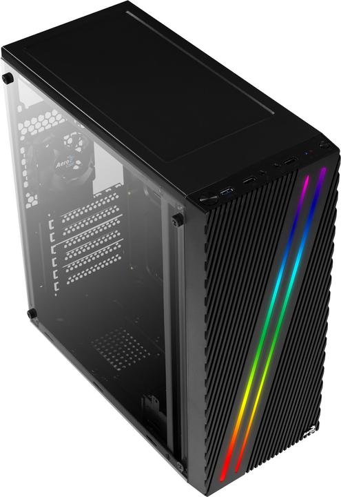 Immagine prodotto AeroCool STREAK RGB Midi-Tower - nero Finestra (ATX, mATX, Mini-ITX)