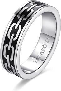 Produktbild Sagapo S'AgapÃµ - Massive steel ring for men Ripple SRP37 - Circuit: 59 mm (59)