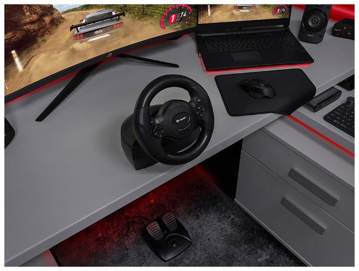 Image du produit Tracer Rayder Volant 4 en 1 PC, PlayStation 4, Playstation 3, Xbox One (PC, PS3, Xbox One S, PS4)