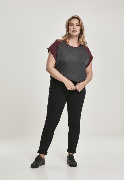 Produktbild Urban Classics Ladies Contrast Raglan Tee (4XL)