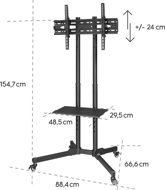 Productafbeelding Hama Trolley (Universeel, 70", 40 kg)