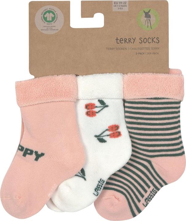 Image du produit Lässig Babysocken Babysocken 3er Pack Terry aus Bio-Baumwolle (Lot de 3, 15 - 18)