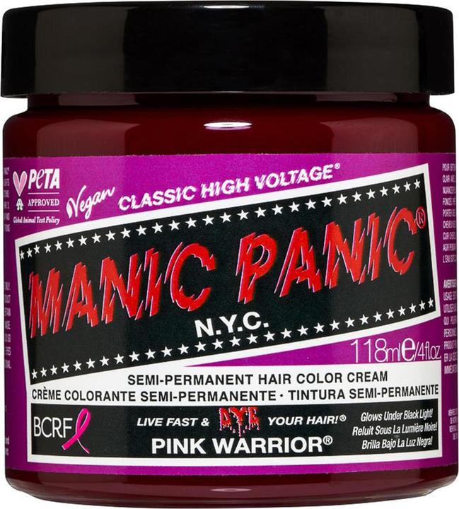Immagine prodotto Manic Panic Classic High Voltage Hair Dye Pink Warrior (Il guerriero rosa)