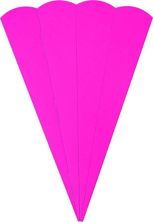Produktbild trendmarkt24 XL Schultüte pink Rohling gross Zuckertüte Einschulungstüte Erstklässler (1 x)