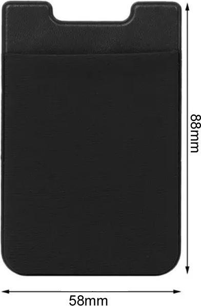 Image du produit Out of the blue Porte-cartes de crédit pour smartphone autocollant Noir