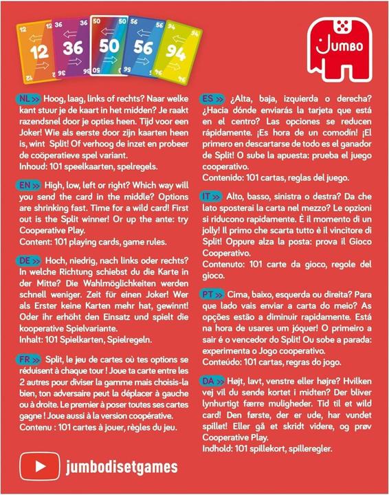 Produktbild Jumbo Teilt (Deutsch, Französisch, Spanisch, Englisch, Portugiesisch, Italienisch)