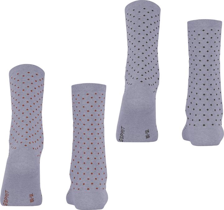 Immagine prodotto Esprit Fine Dot 2-Pack Donna (Confezione da 2, 35 - 38)