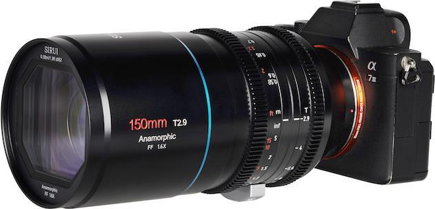 Actual product image Sirui Venus E150 150mm T2.9 1.6x Full-Frame Anamorphic lens(E mount) (full size)