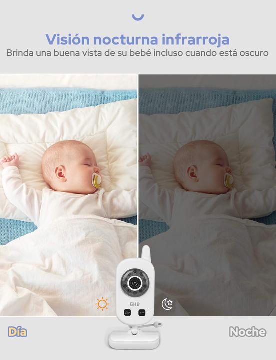 Actual product image GHB Baby Monitor Black (Video & Audio, 300 m)
