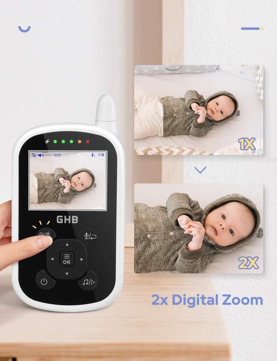 Actual product image GHB Baby Monitor Black (Video & Audio, 300 m)