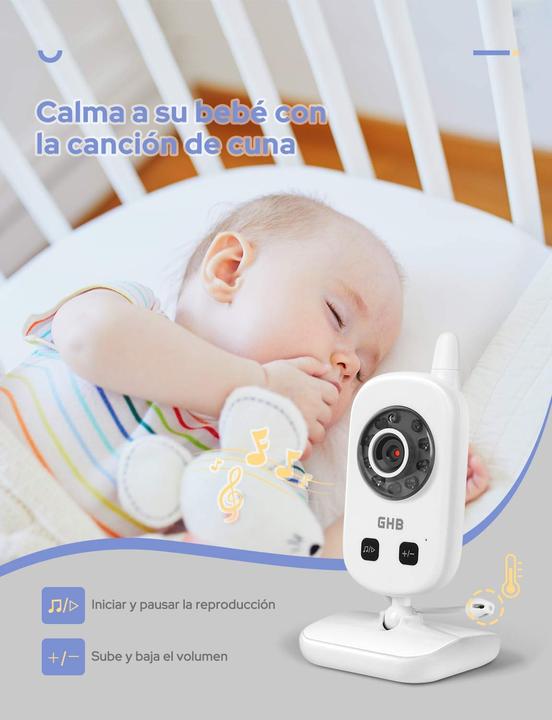 Actual product image GHB Baby Monitor Black (Video & Audio, 300 m)