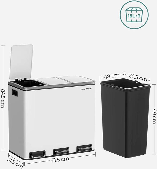 Immagine prodotto Songmics Rubbi (18 l)
