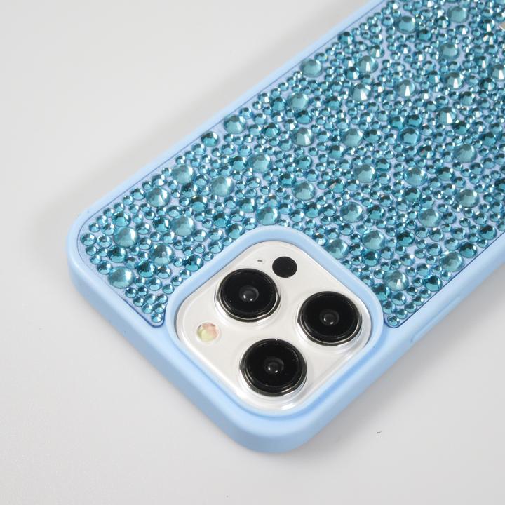 Actual product image PhoneLook Cover Glitter Diamond The Bling World Light blue (Apple iPhone 15 Pro)