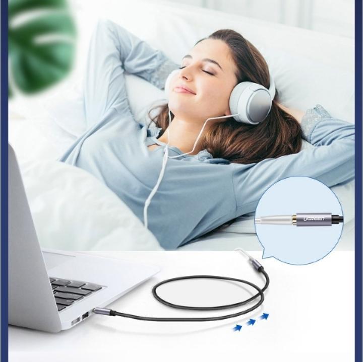 Image du produit Ugreen 3.5mm Klinke — 3.5mm Buchse (2 m, Jack 3,5 mm (AUX))