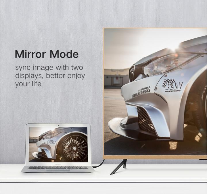 Actual product image Ugreen Mini Display Port to HDMI 4K 1080p (1.50 m, HDMI)