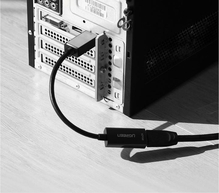 Produktbild Ugreen Display Port auf HDMI Adapter Konverter 1080P mit Audio (25 cm)