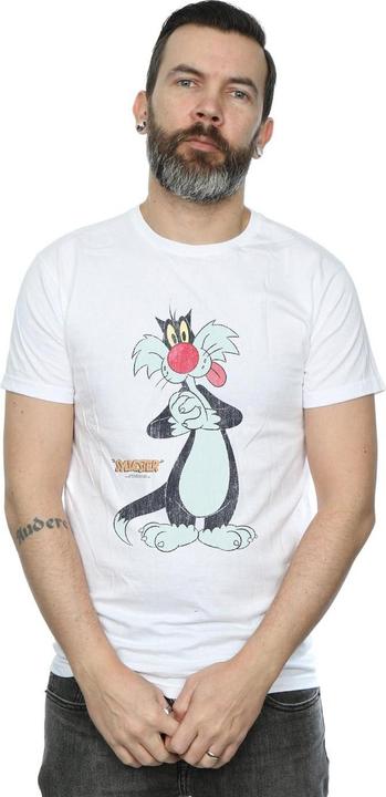 Immagine prodotto Looney Tunes Sylvester Distressed Maglietta Uomo (XXL)