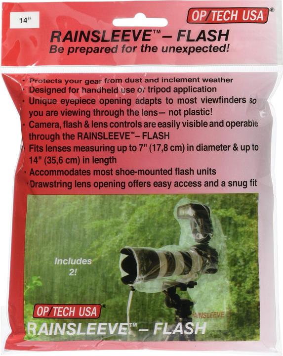 Produktbild OP Tech 1x2 Rain-Sleeve Flash (Regenschutz, Diverse)