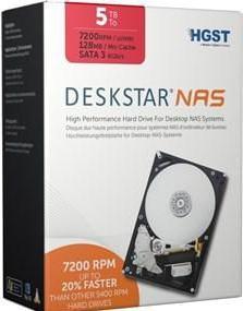 Hitachi 5TB 7200 NAS v2 4Pack EMEA (5 TB, 3.5")