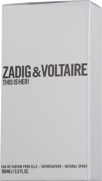 Actual product image Zadig & Voltaire This Is Her (Eau de parfum, 100 ml)