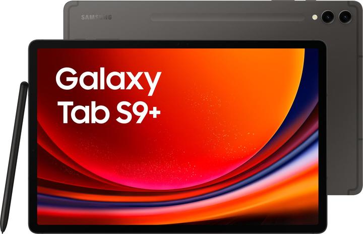 Image du produit Samsung Galaxy Tab S9+ (WLAN uniquement, 12.40", 256 Go, Gris graphite)
