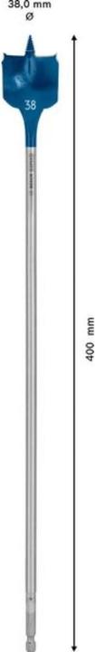 Actual product image Bosch Professional Zubehör EXPERT Self Cut Speed Flat Milling Drill, 38 x 400 mm (38 millimetres)