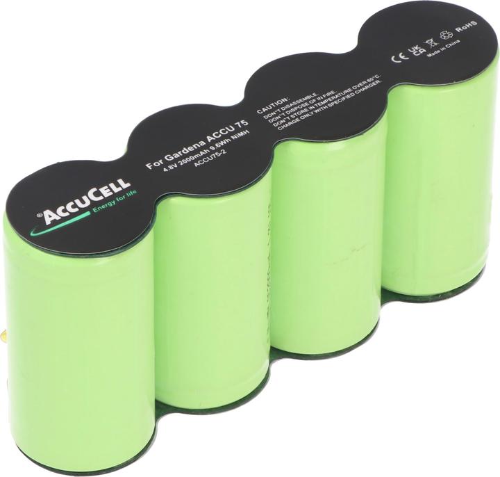 Produktbild AccuCell Akku Gardena ACCU 75, ACCU75 mit Lötfahnen