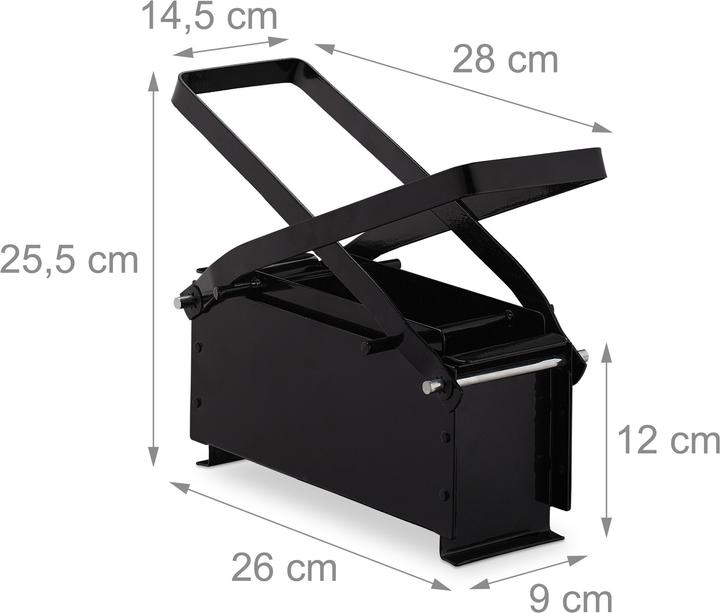 Actual product image Relaxdays Paper briquette press