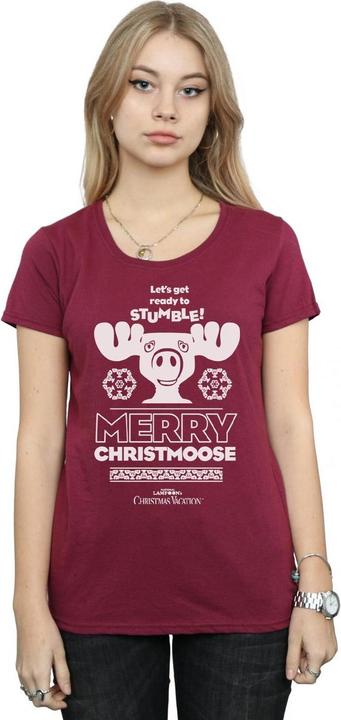 Immagine prodotto National Lampoon´s Vacation National Lampoon's Christmas Vacation Merry Christmoose Maglietta Donna (XXL)