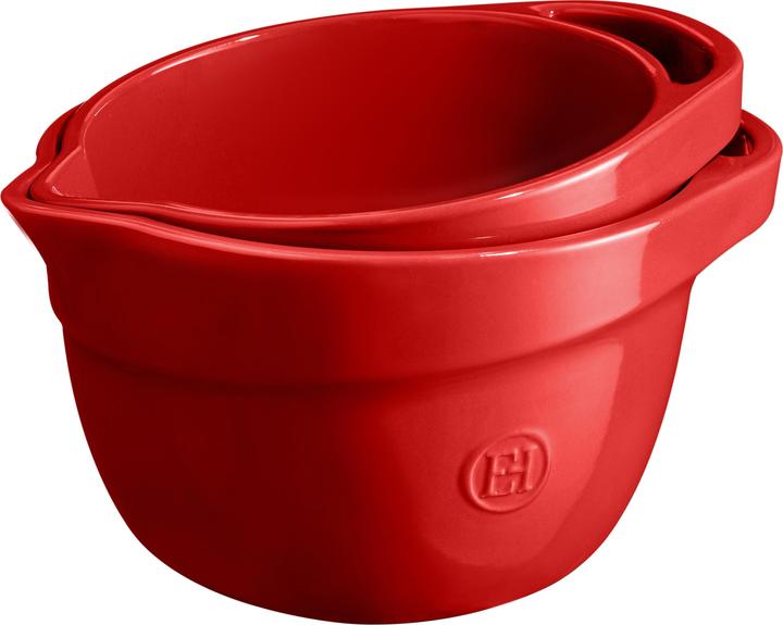 Emile Henry Vorbereitungsschüssel rot M (3.50 l)