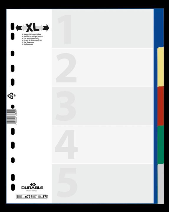 Immagine prodotto Durable Registri PP, varie versioni, singolo